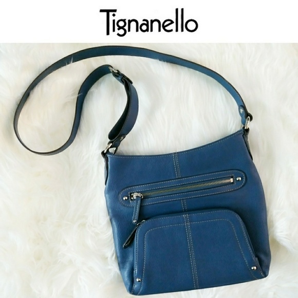 Tignanello blue purse Clearance